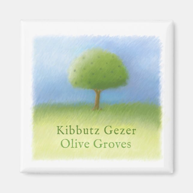 Kibbutz Gezer Olive Groves Magnet (Vorne)