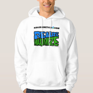 Kibler-Kinetik LLC-LOGO Hoodie L weißes R/M