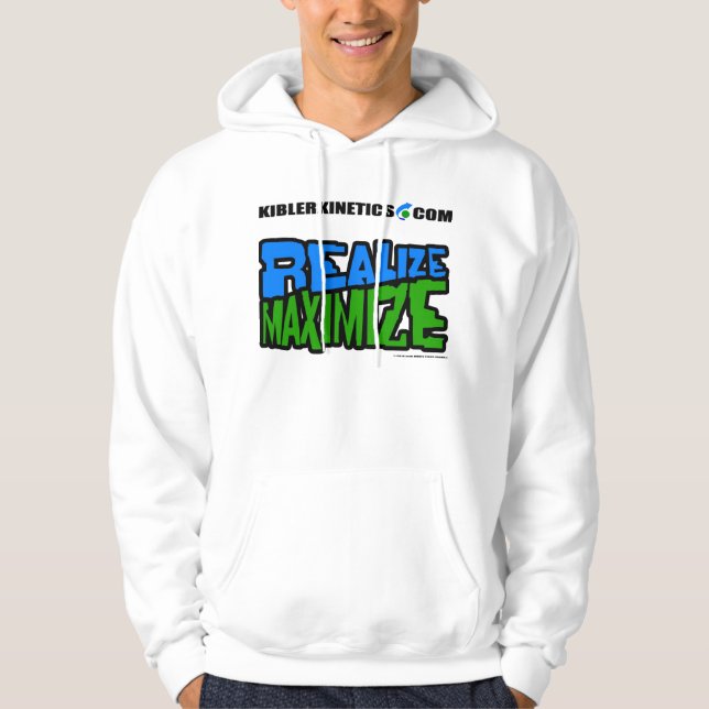Kibler-Kinetik LLC-LOGO Hoodie L weißes R/M (Vorderseite)