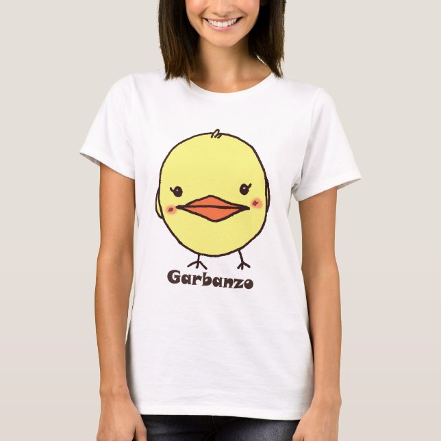 Kichererbse ~, das ich will, um Damen-Baby zu T-Shirt (Vorderseite)