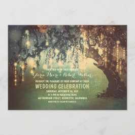 kichkische Lichter Baum Hochzeitseinladungen Einladung