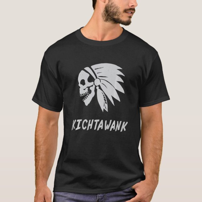 Kichtawank Native Amerikanische Ureinwohner Gebore T-Shirt (Vorderseite)