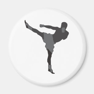 Kick Boxer Magnet