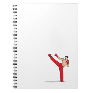 Kick Boxing Spiral Notebook Notizblock