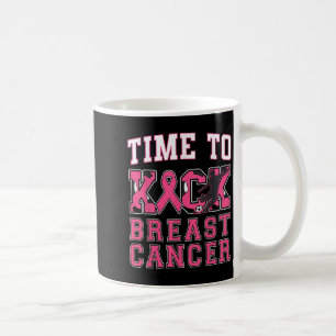 Kick Breast Cancer Awareness Soccer Pink Ribbon Bo Kaffeetasse