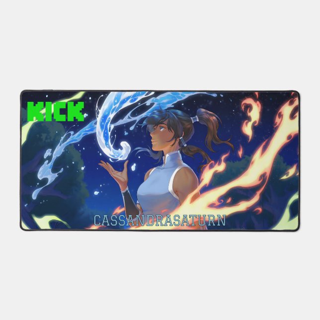 KICK CassandraSaturn Bureau Mat (Recto)
