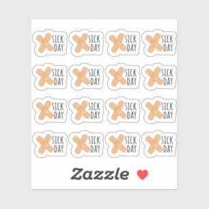 Kick Day Medipatches Tag Aus Erinnerung Bujo Plane Aufkleber