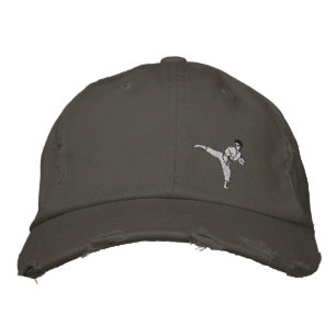 Kick Kung Fu Karate Hat Martial Arts MIXED MARTIAL Bestickte Baseballkappe