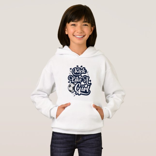 Kick like a Girl Hoodie (Vorne ganz)