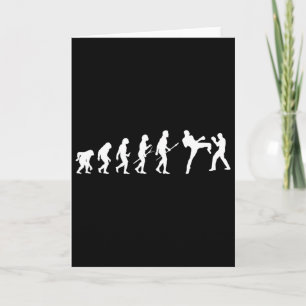 Kick Mma Kickboxen Boxer Boxen menschliche Evoluti Karte