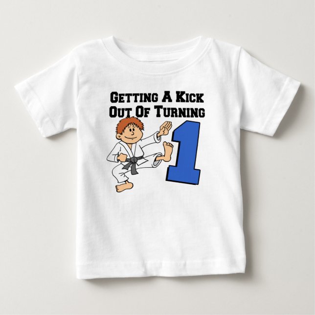Kick Out of Turn One Baby T-shirt (Vorderseite)