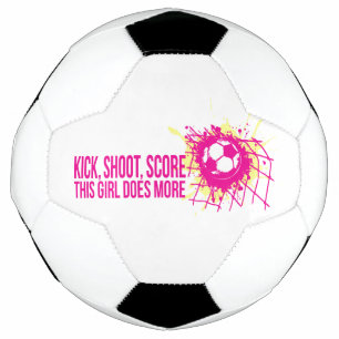 Kick Shooting Score dieses Mädchen macht mehr Fußb Fußball