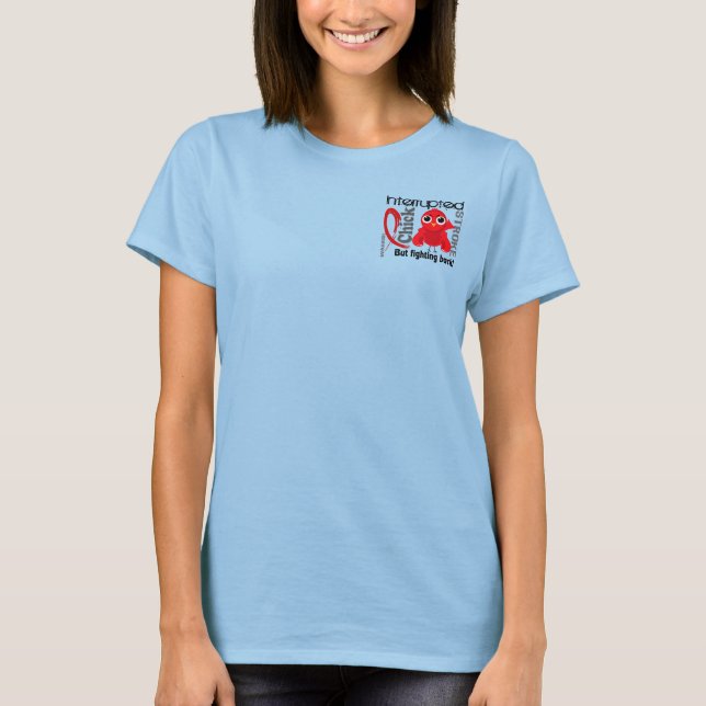 Kick unterbrochen 3 Schlaganfall T-Shirt (Vorderseite)