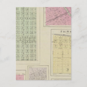 Kickapoo, Linwood, Fairmount und Lenape, Kansas Postkarte
