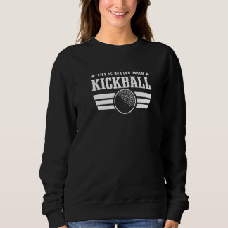 Kickball Ball Sportkickball Legende Sweatshirt