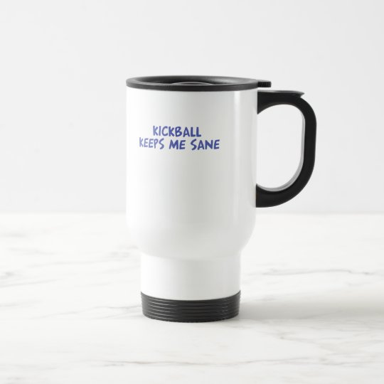 Kickball behält mich gesund reisebecher