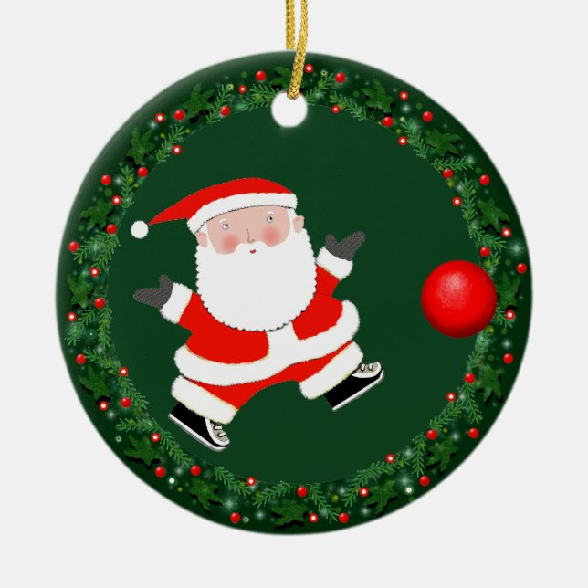 Kickball Christmas Collectible Ornament (Vorne)