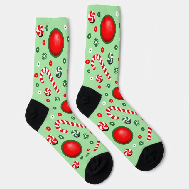 Kickball Christmas Holiday Gifts Socks Socken (Rechts)