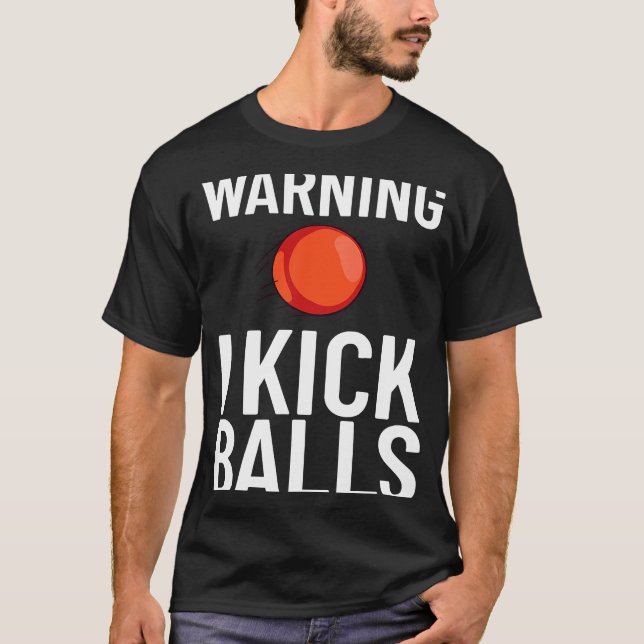 Kickball Game Ball Tournament T-Shirt (Vorderseite)