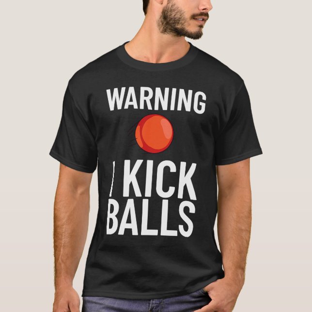 Kickball Game Ball Turnier T-Shirt (Vorderseite)