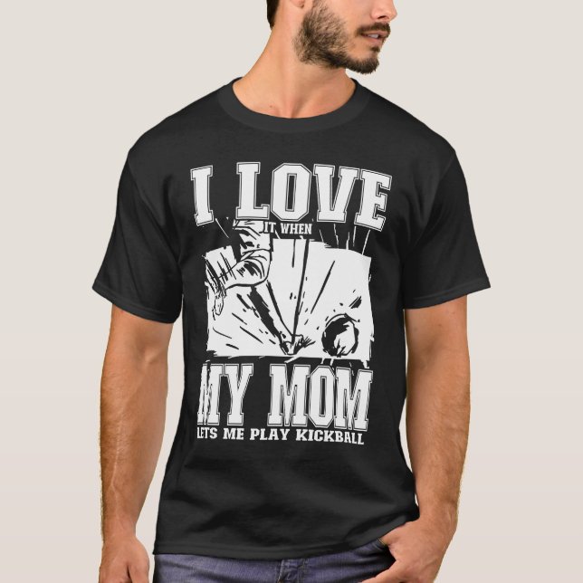 Kickball Player Kinder T-Shirt (Vorderseite)