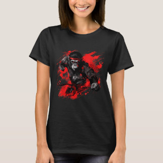 Kickbox-Affe-Monkey Kampfsport Judo Taekwondo T-Shirt