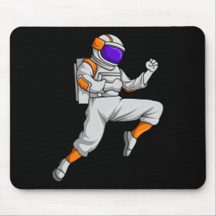 Kickbox-Astronaut Kickboxer Weltraum Karate B Mousepad