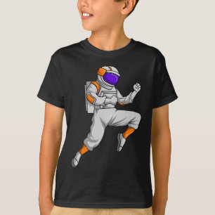 Kickbox-Astronaut Kickboxer Weltraum Karate B T-Shirt