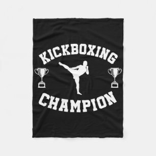 Kickbox-Champion Fleecedecke