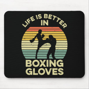 Kickbox-Design für einen Muay-Thai-Kämpfer Mousepad