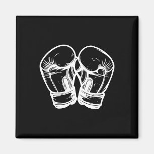 Kickbox-Handschuhe Zeichnung Taekwondo Magnet