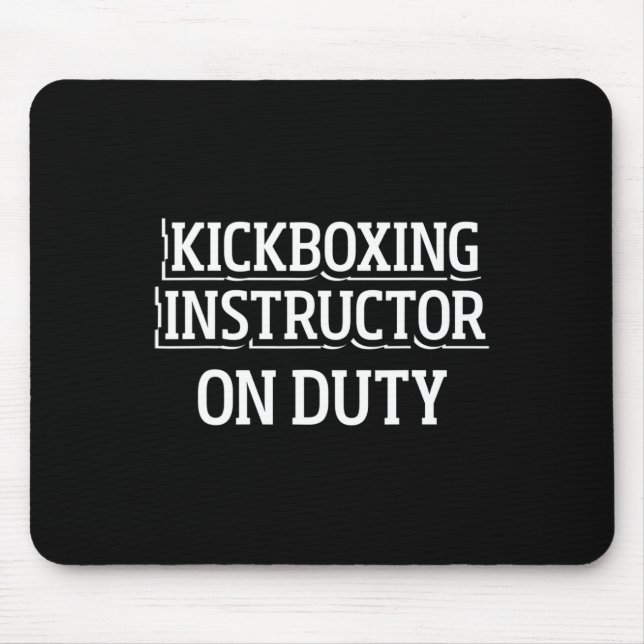 Kickbox-Inder Kickbox-Training _1  Mousepad (Vorne)