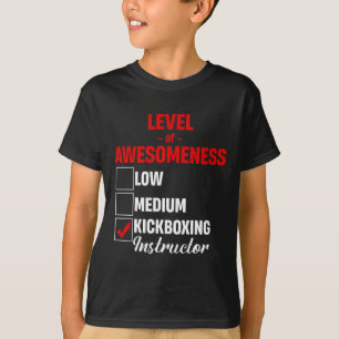 Kickbox-Inder Mixed M Level Of Awesomeness T-Shirt