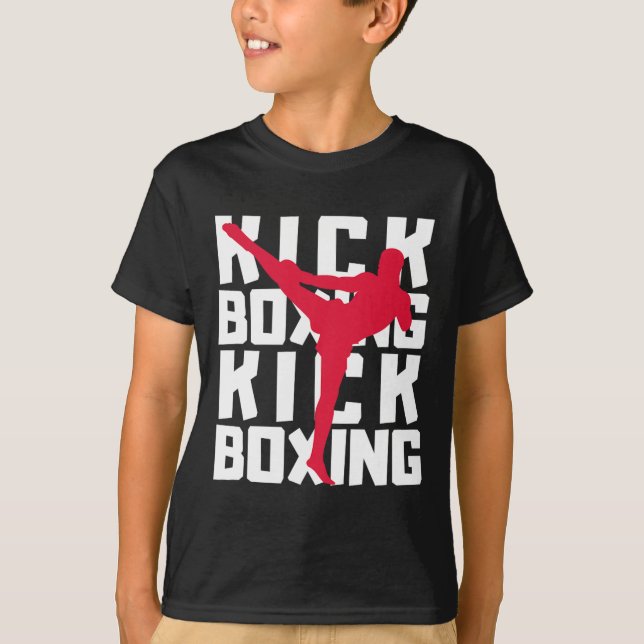 Kickbox-Kämpfer  T-Shirt (Vorderseite)