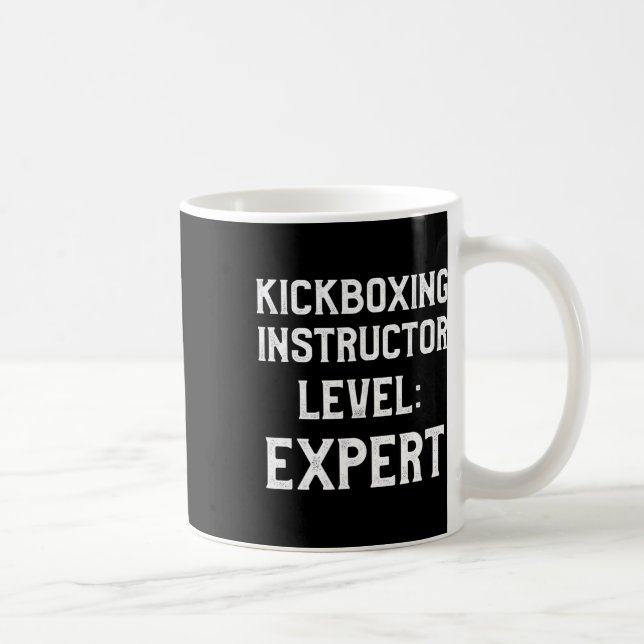 Kickbox-Lehrer Kick-Boxing-Training _2  Kaffeetasse (Rechts)