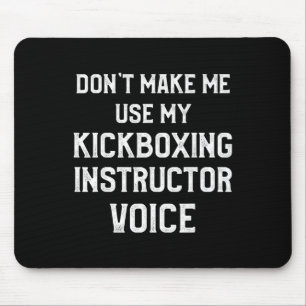 Kickbox-Lehrer Kick-Boxing-Training _3 Mousepad