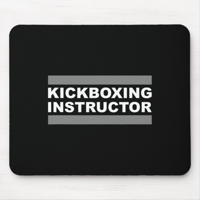 Kickbox-Trainer Mousepad (Vorne)