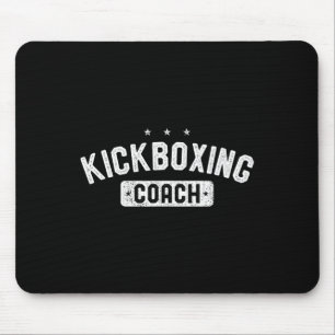 Kickbox-Trainer Vintage-Kickboxen Mousepad
