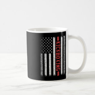Kickboxen Amerikanische Flagge 4. Juli Kickboxer F Kaffeetasse
