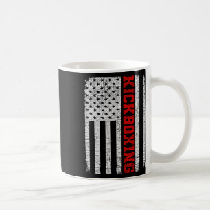 Kickboxen Amerikanische Flagge 4. Juli Patriotisch Kaffeetasse