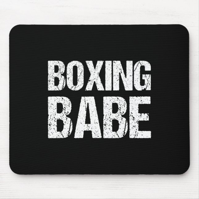 Kickboxen Boxen Bybe Shirt  Mousepad (Vorne)