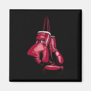 Kickboxen Boxen Liebhaber Boxer Vintage Boxhandsch Magnet