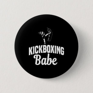 Kickboxen Bybe Kickboxer Karate Boxen Mma Kämpfer Button