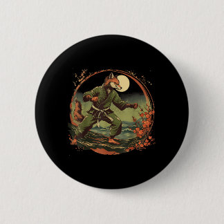 Kickboxen Fox Taekwondo Karate Mma Lustig Martial Button