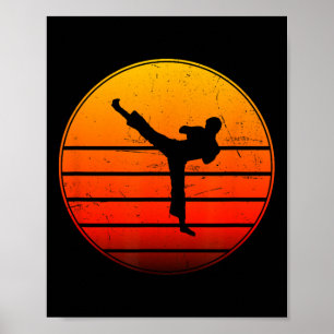 Kickboxen Frauen Männer Boxen Kickbox Kickboxer Poster