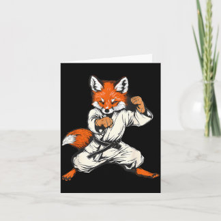 Kickboxen Fuchs Taekwondo Karate Mma Lustig Martia Karte