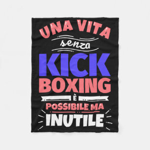 Kickboxen-Geschenk Lustig Athletisch Sport - Ohne Fleecedecke