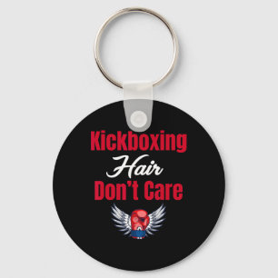 Kickboxen Haare egal Lustige Kampfsportarten Jiuj Schlüsselanhänger