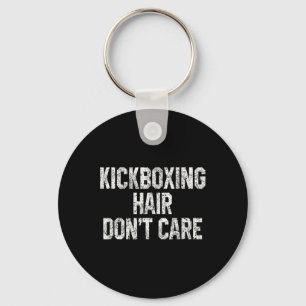 Kickboxen Haare egal Lustiger Kickboxer Martial Schlüsselanhänger