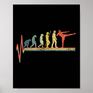 Kickboxen Herzschlag Poster